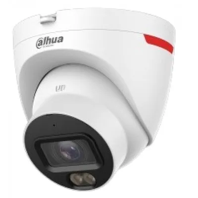 Camera dome IP Dahua IPC-HDW2849T-S-LED-0280B-PRO, 8MP, lentila fixa 2.8 mm, WizColor Warm Light 30 m, microfon, WizSense, slot card, IP67, PoE