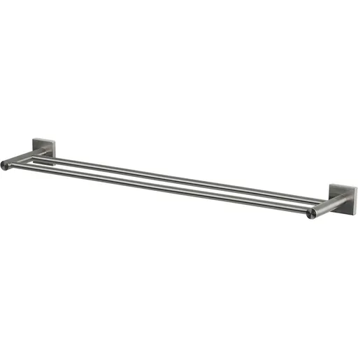 Spirella Suport dublu de perete pentru prosoapeNyo 60 cm, oțel inoxidabil periat