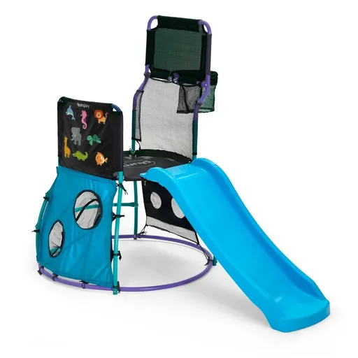 Plum Centru multifuncțional de grădină cu tobogan6 în 1