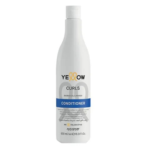 Balsam de Par Hidratant si Antifrizz Yellow Curls pentru Par Ondulat 500 ml