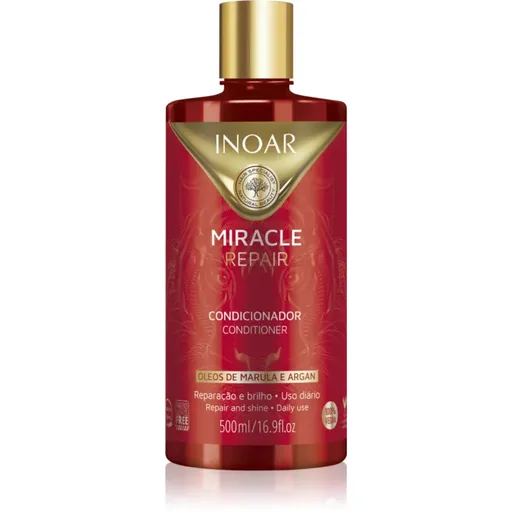 INOAR Miracle Repair balsam de regenerare pentru părul uscat și deteriorat 500 ml