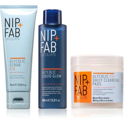 NIP+FAB Glycolic Fix Bundle set pentru îngrijirea tenului