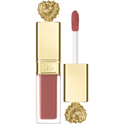 Dolce&Gabbana Flawless Everkiss Liquid Lip Mini ruj lichid mat culoare 105 Respect - Rosy Nude 3 ml