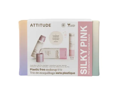 Attitude Set de cadou de cosmetice decorative Oceanly Silky Pink