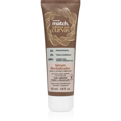 oBoticário Match. Science of Curves ser revitalizant pentru scalp 50 ml