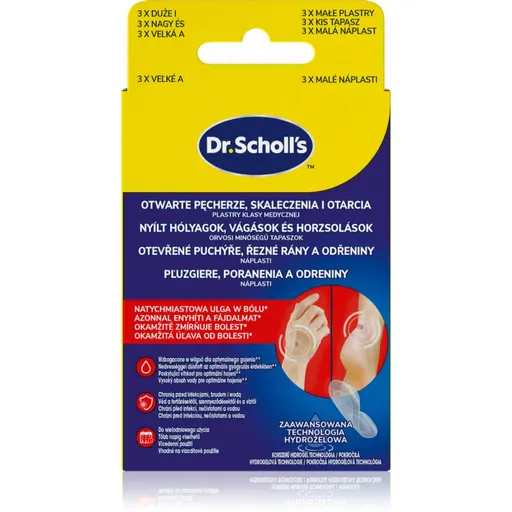 Scholl Dr. Scholl's Blister Plasters plasture rezistent la apă pentru flictene la călcâie 5 buc