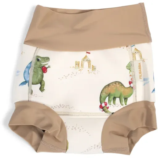 FILIBABBA Baby Swim Pants Dino Beach scutece lavabile tip slip de înot 1-2 years 1 buc