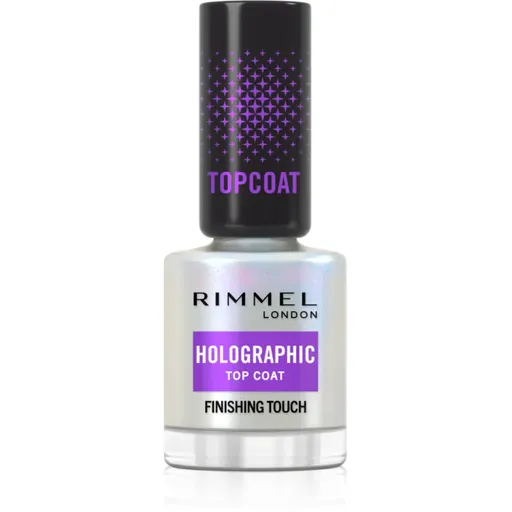 Rimmel Holographic lac de unghii/parte sus cu particule stralucitoare 12 ml