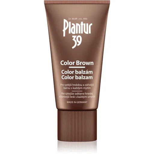 Plantur 39 Color Brown balsam pe baza de cafeina pentru nuante de par castaniu 150 ml