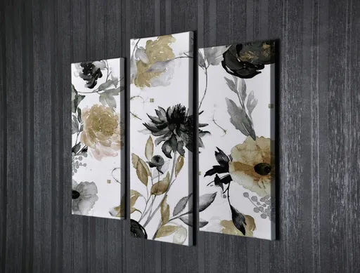 Tablou decorativ, UC107, Cadru: 100% LEMN (grosime: 3 cm), Multicolor