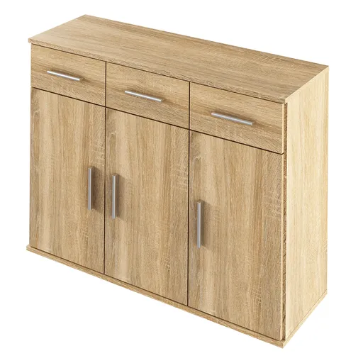 Dulap RESITA TIP 3, stejar Sonoma, maro deschis