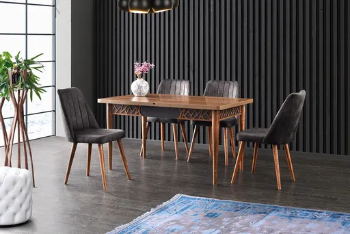 Masa extensibila, Hanah Home, Mira, Nuc / Antracit