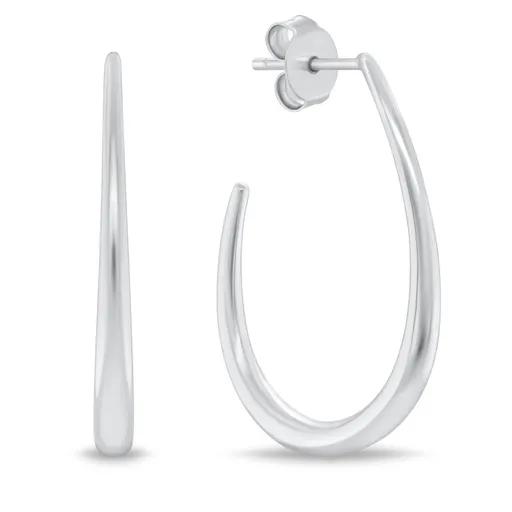 Brilio Silver Cercei ovali distinctivi din argint EA1146W