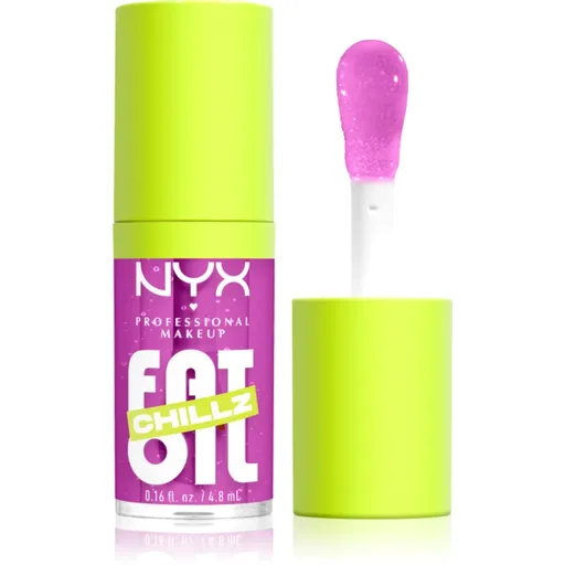 NYX Professional Makeup Fat Oil Chillz ulei pentru buze cu efect racoritor culoare 4.8 ml