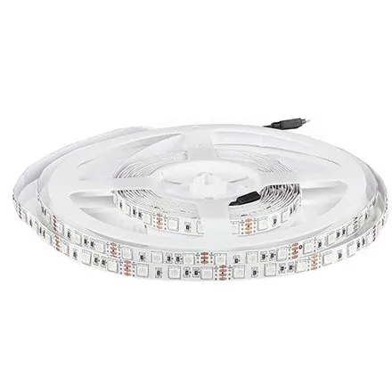 Banda LED SMD5050 60LED/M galben IP20 5M V-TAC SKU-212156
