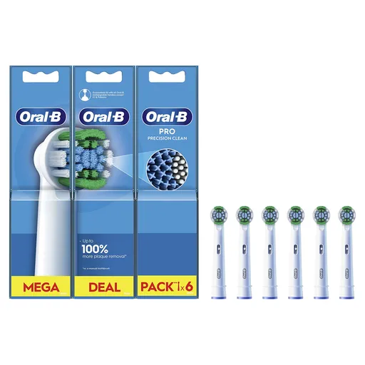 Oral B Capete de perie de schimb Precision Clean EB20 6 buc