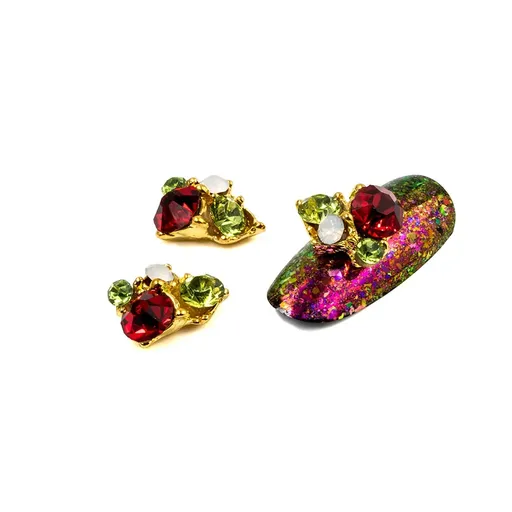 Cristale Unghii Multicolor Nr. 108, Set 3 buc