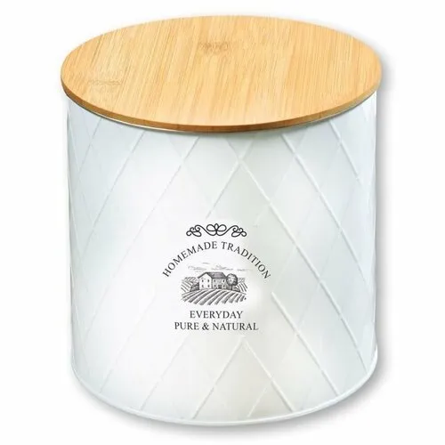 Kesper 38267 Recipient de depozitare, alb,diametru 17,3 cm