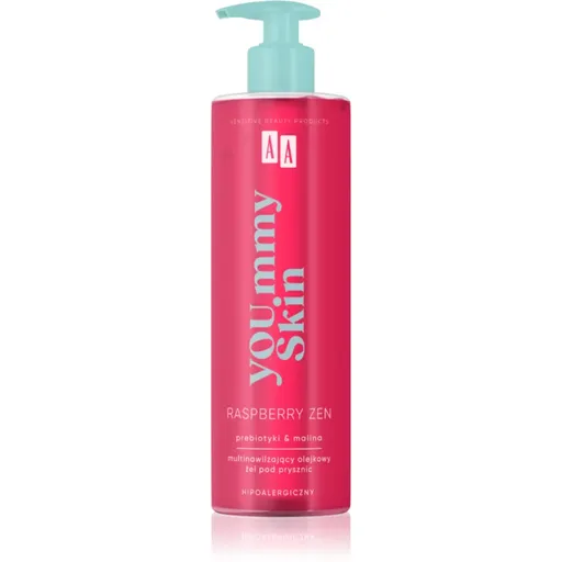 AA Cosmetics YOU.mmy Skin Raspberry Zen ulei de dus cu arome de zmeura 400 ml