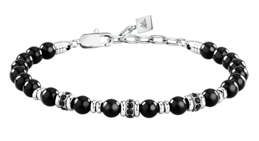 Morellato Brățară pentru bărbați cu mărgele cu onix Pietre S1748
