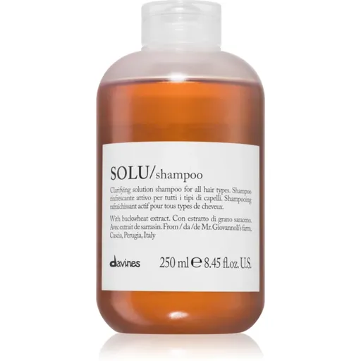 Davines Essential Haircare SOLU Shampoo curatarea profunda a scalpului cu efect revigorant 250 ml