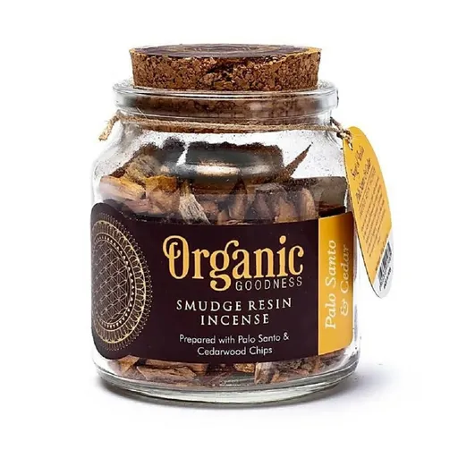 Tămâie organică în pahar, Palo Santo & Cedru