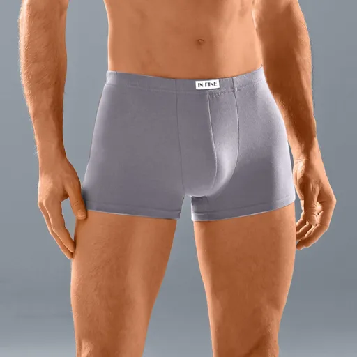 Set de 5 boxeri uni cu talie elastică