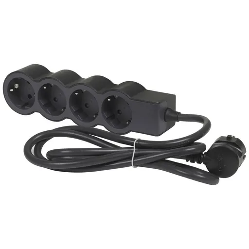 Prelungitor 4 prize 1.5 m, CP, protectie copii Legrand 694553