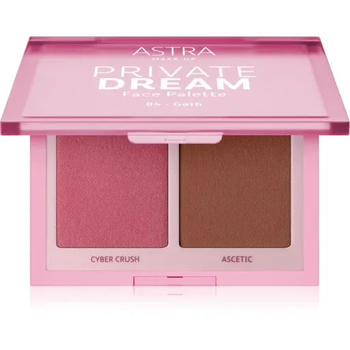 Astra Make-up Private Dream Palette Blush and Bronzer autobronzant și blusher culoare 04 goth 7 g