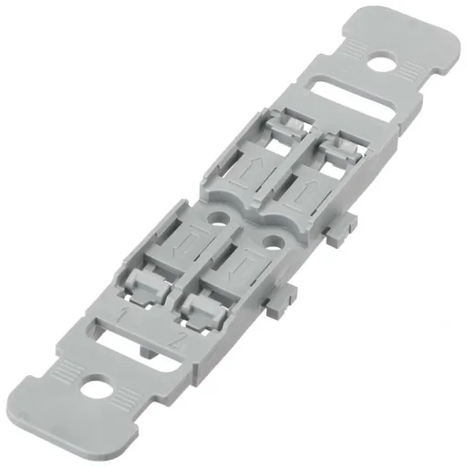 Set 5 bucati suporti pentru 2 cleme prelungire cabluri Wago cu prindere pe sina Wago 221-2502