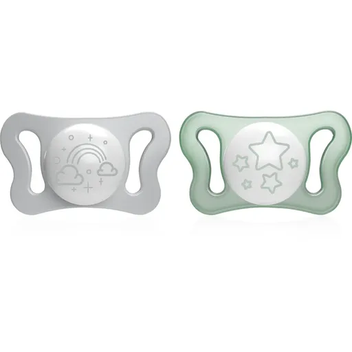 Chicco Physio Micro 0-2 m suzetă Night 2 buc
