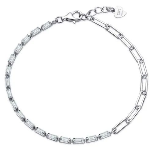 MOISS Brățară elegantă din argint cu zirconiu cubic B0001494