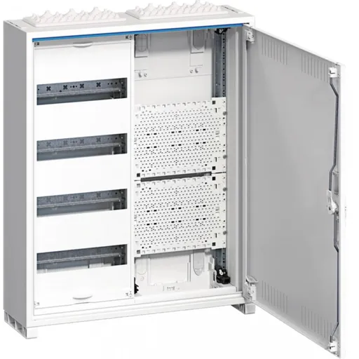 Tablou electric metalic 48 module (4X12) aplicat cu sectie multimedia Hager Univers FWB42K1