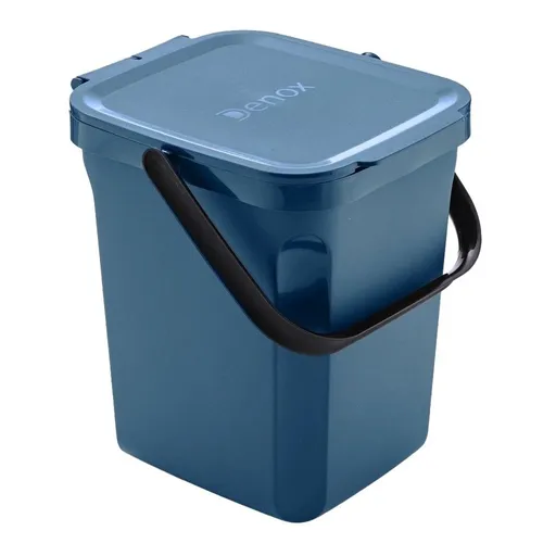 Coș pentru deșeuri organice Denox pentru deșeuribiologice 10 l, albastru, albastru