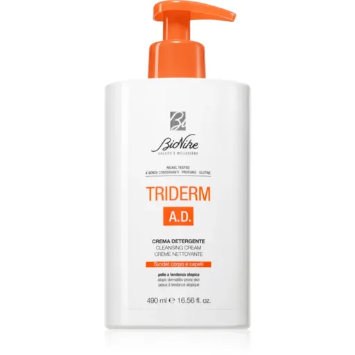 BioNike Triderm A. D. cremă de curățare pentru piele atopica 490 ml