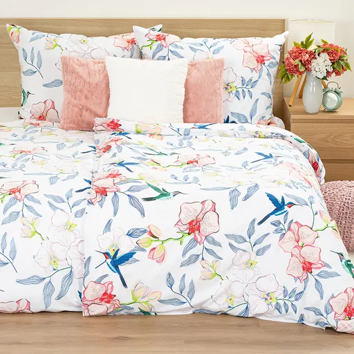 Lenjerie de pat din bumbac 4Home Orchid Paradise, 140 x 200 cm, 70 x 90 cm