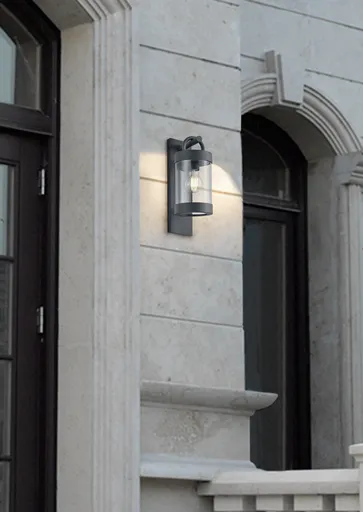 Aplica de perete pentru exterior Sambesi, TRIO, 12.5x33 cm, 28W, 1x E27, aluminiu, antracit