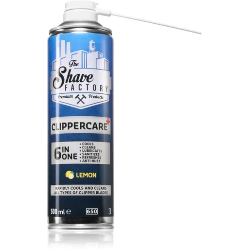 The Shave Factory Clippercare 6 in 1 spray pentru aparate de ras 500 ml