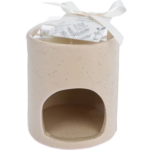 Aroma-lampă cu ceară parfumată Liliac înflorit,  9 x 10 cm