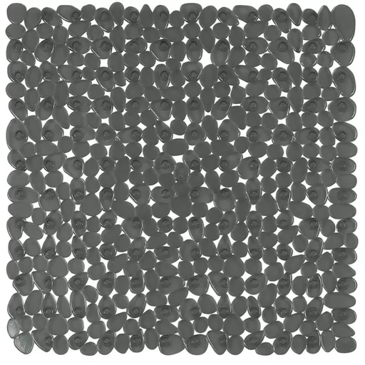 Spirella Suport antiderapant pentru duș RIVERSTONE, gri închis, 54 x 54 cm, gri închis