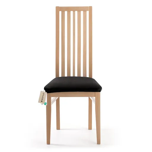 Restilo Husă elastică pentru scaun Sento negru, 40 x 40 + 5 cm, negru