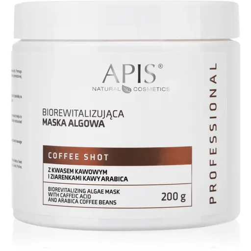 Apis Natural Cosmetics Coffee Shot masca revitalizanta cu extract de cafea 200 g