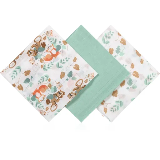 BabyOno Super Soft Mint scutece textile 70x70 cm Mint 3 buc