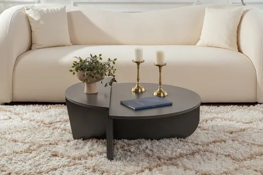 Masuta de cafea, Hanah Home, Orion, Antracit