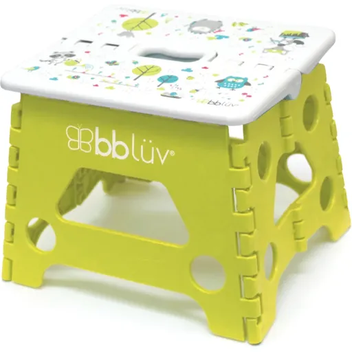 BBLÜV Stëp scaun pliabil pentru copii 22 x 18 x 18,2cm Lime 18m+ 1 buc