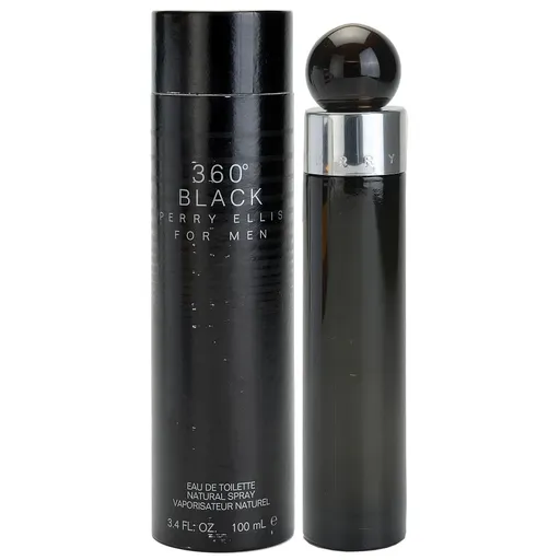 Perry Ellis 360° Black Eau de Toilette pentru bărbați 100 ml