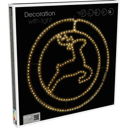 Decorațiune de Crăciun Trinket Reindeer 257 LED, 52 cm