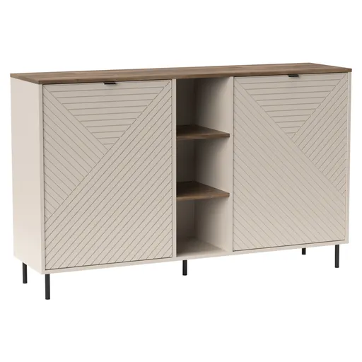 Comoda cu rafturi EYCO, bej deschis