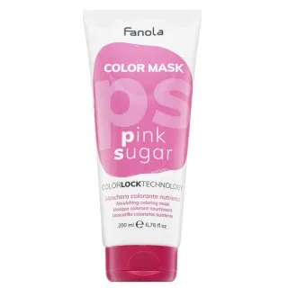Fanola Color Mask mască hrănitoare cu pigmenți colorați pentru revigorarea culorii Pink Sugar 200 ml