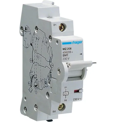 Bobina minima tensiune 230V Hager MZ206